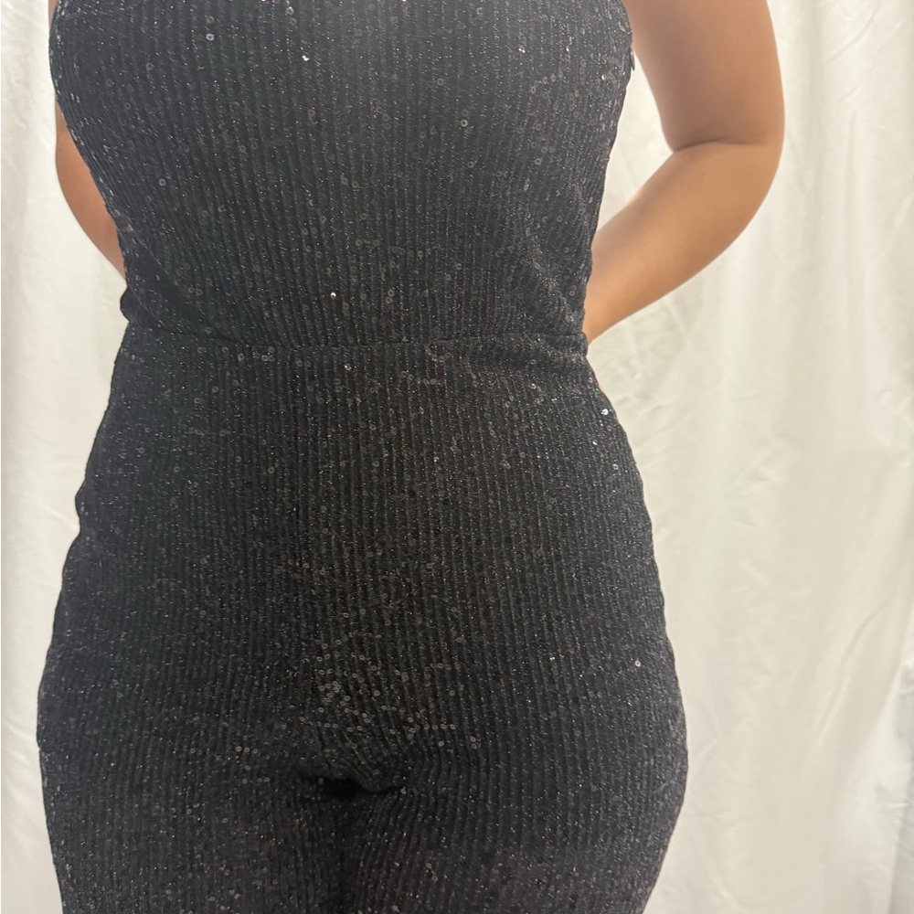 Wild Fable Black Sparkle Jumpsuit - Picture 6 of 14